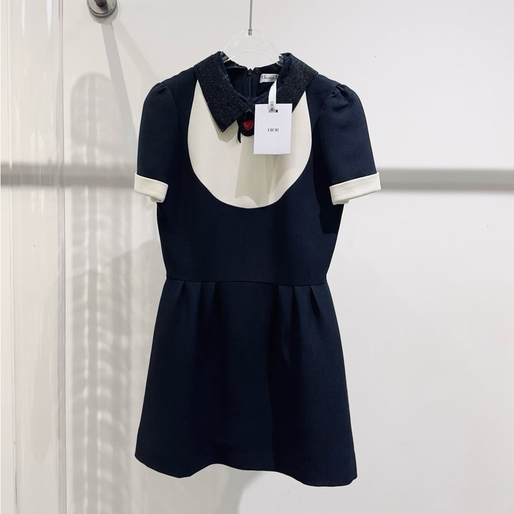 🚩steal authentic Dior Dress in Black and White